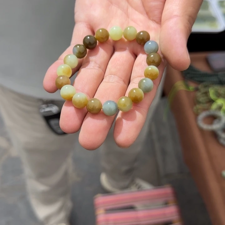 手链未镶嵌和田玉（糖玉）