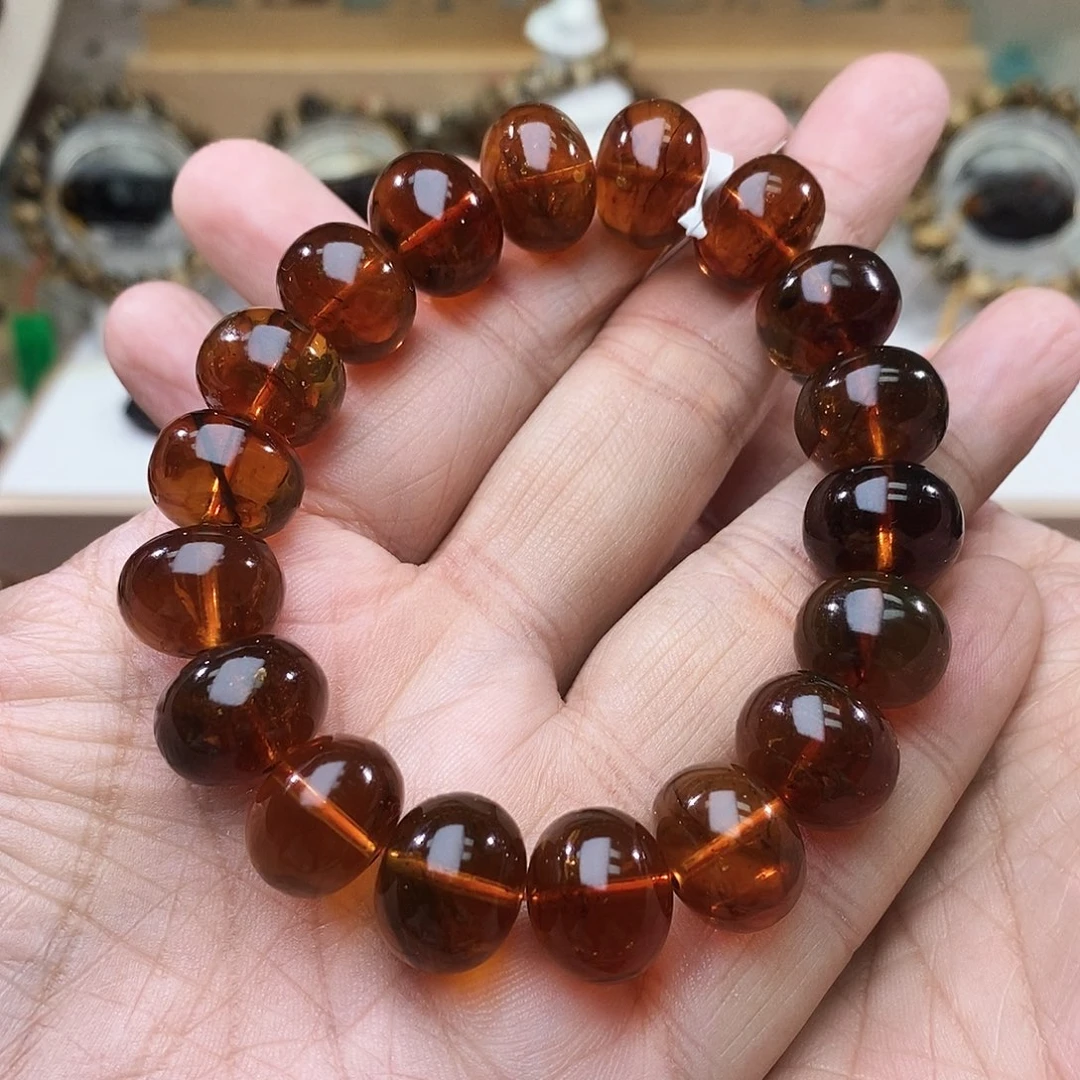 琥珀未镶嵌手链14