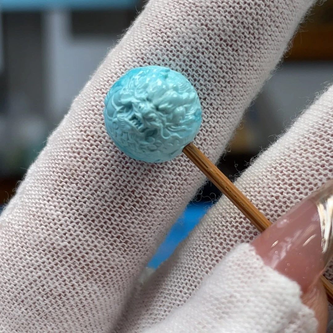 绿松石未镶嵌挂件