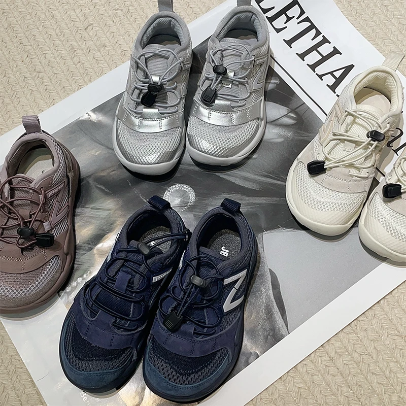 【轻语】左左家ZOZO潮牌儿童学校运动鞋纯色防滑慢跑鞋男宝宝女童