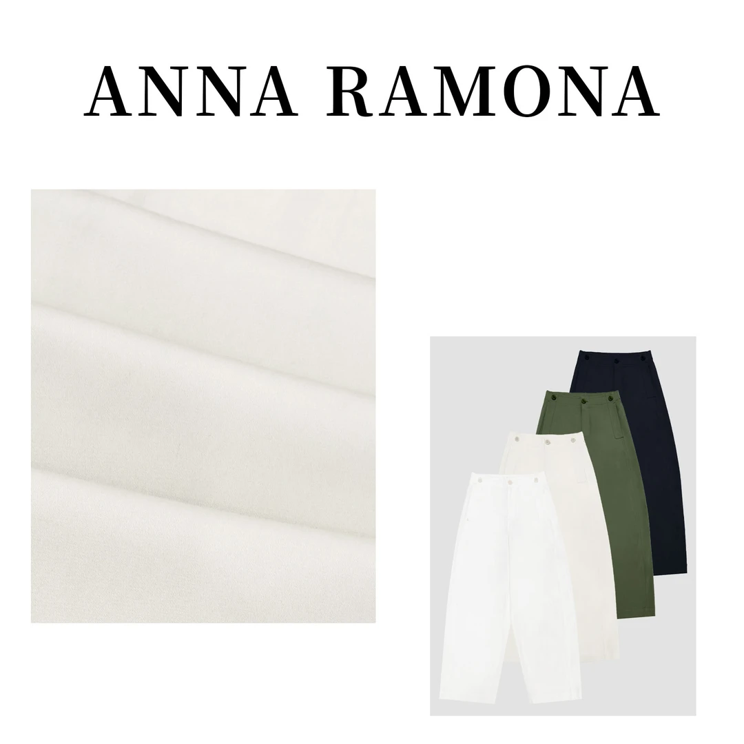 【ANNA RAMONA】桑蚕丝莫代尔九分裤