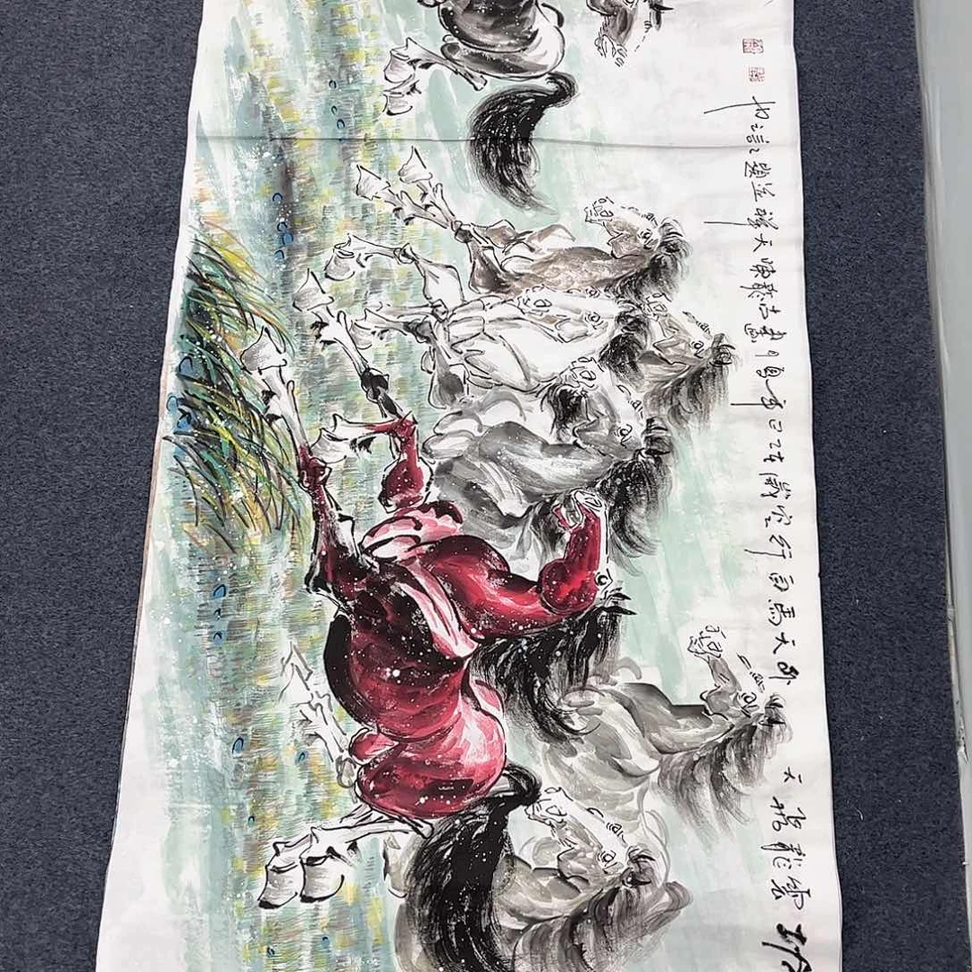 国画宣纸国画纯手绘作品