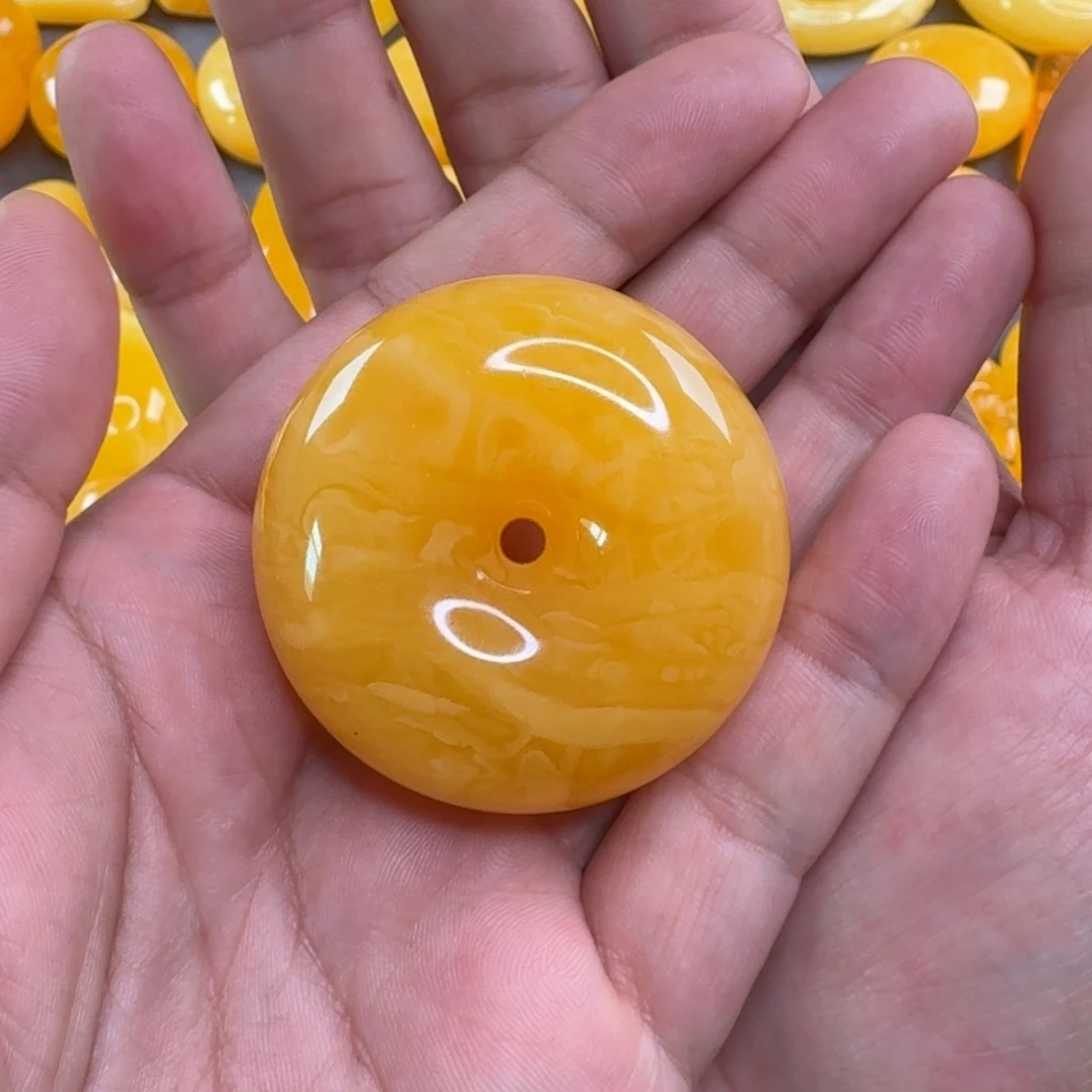 蜜蜡毛衣链未镶嵌