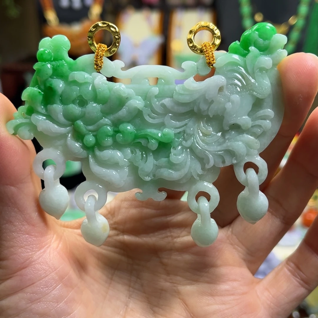翡翠未镶嵌颈饰天然翡翠
