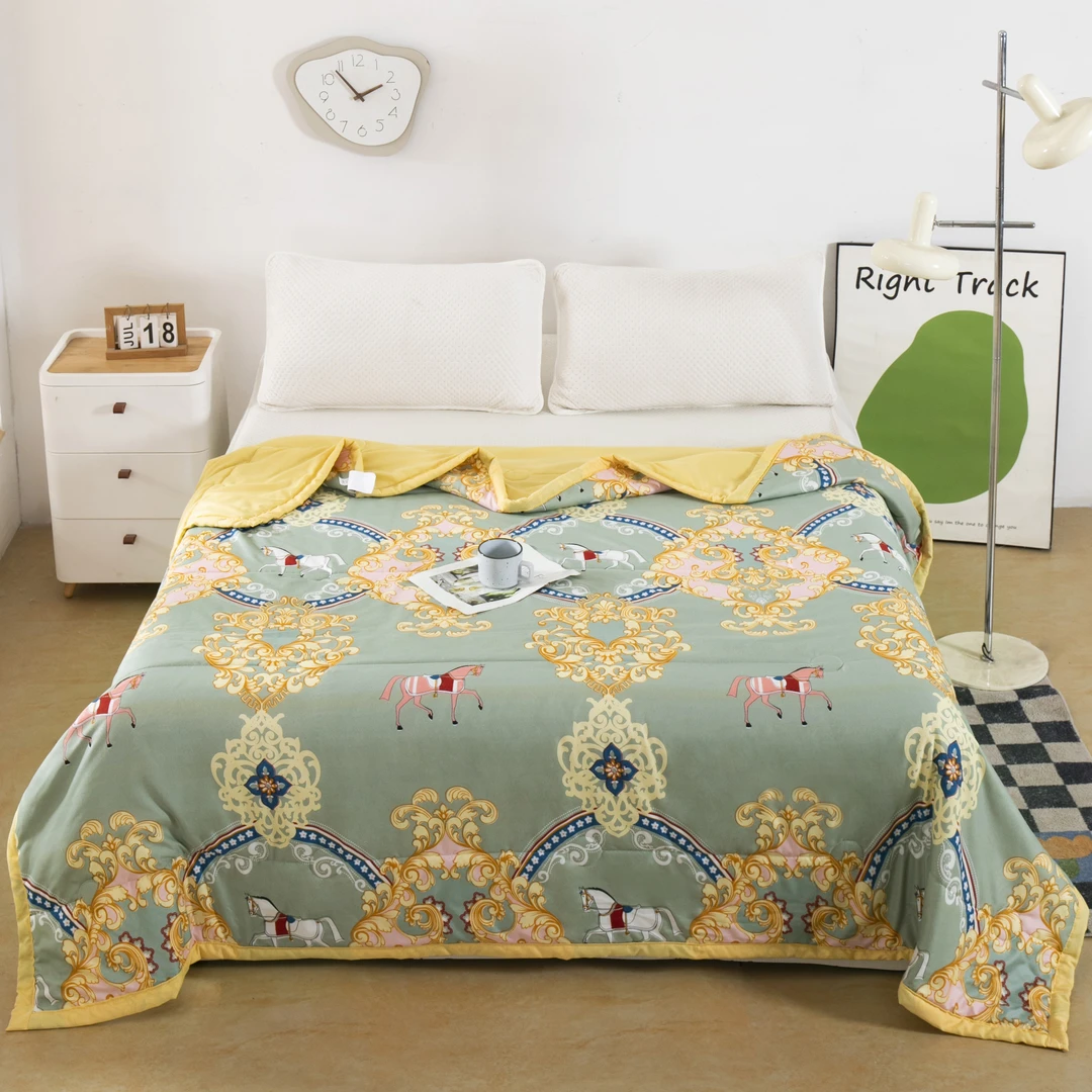 【试睡15天】皇马 夏被 轻奢单人夏凉被 皇家御马空调被