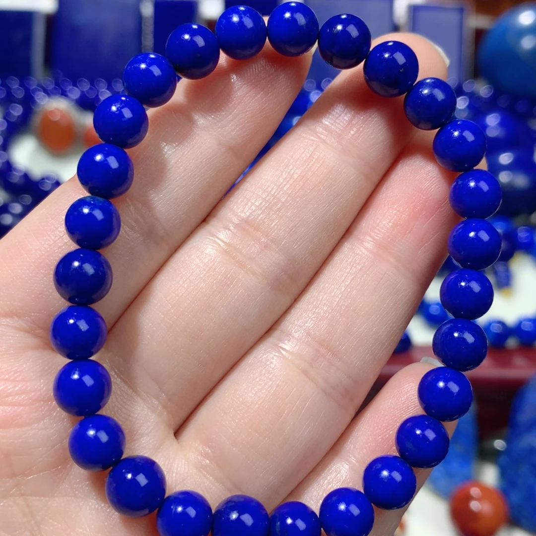 青金石未镶嵌7m克莱因蓝手链