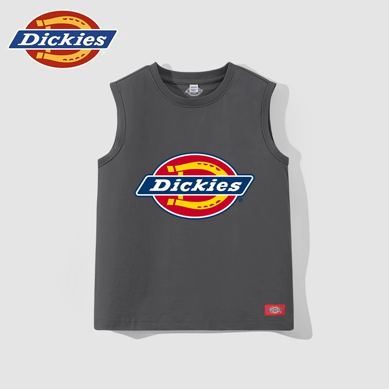 Dickies童装男童背心夏季儿童休闲百搭夏装小童纯棉透气无袖t恤潮