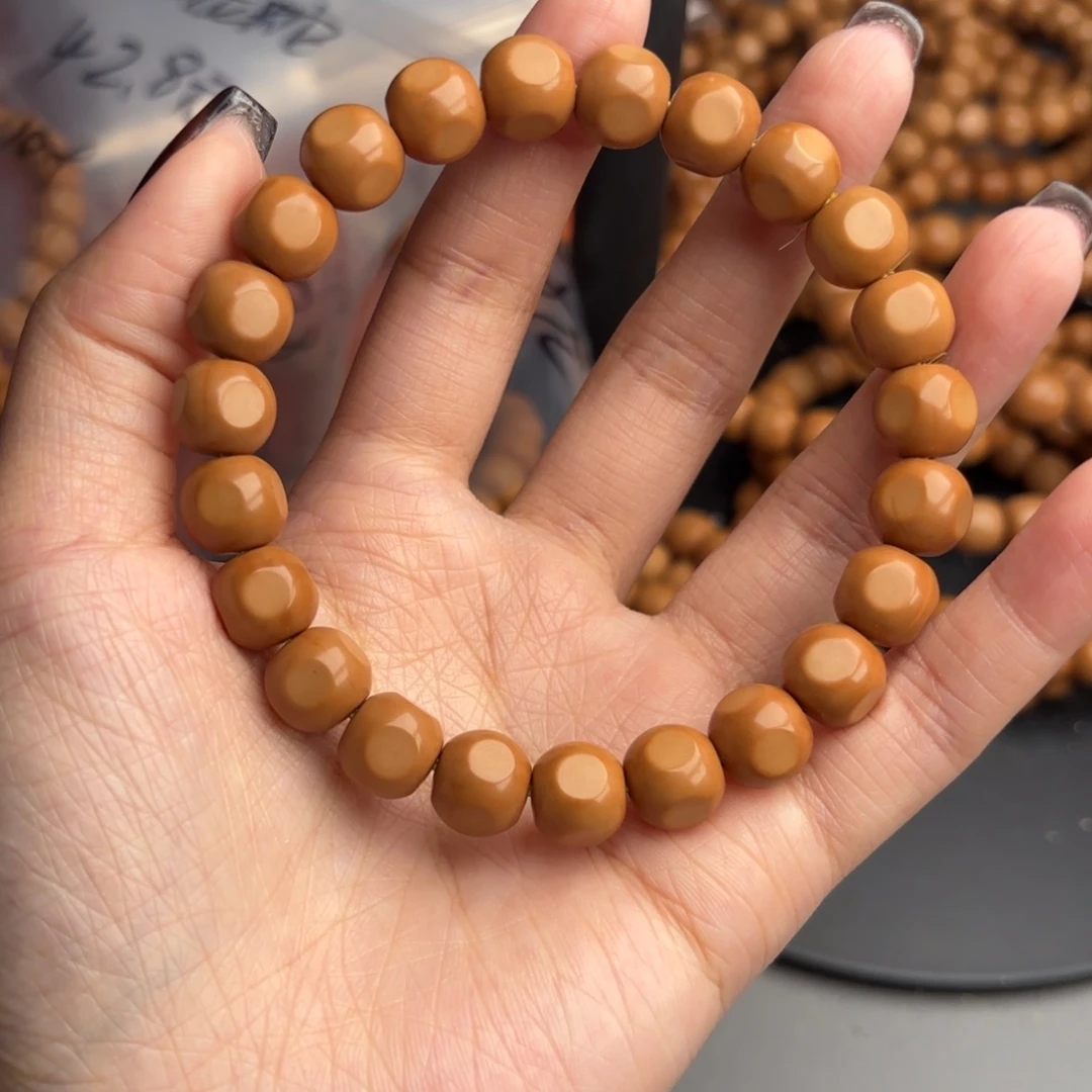 手串猴头核桃无暇泛油六方9-10+