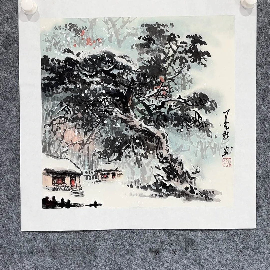 国画国画作品山水