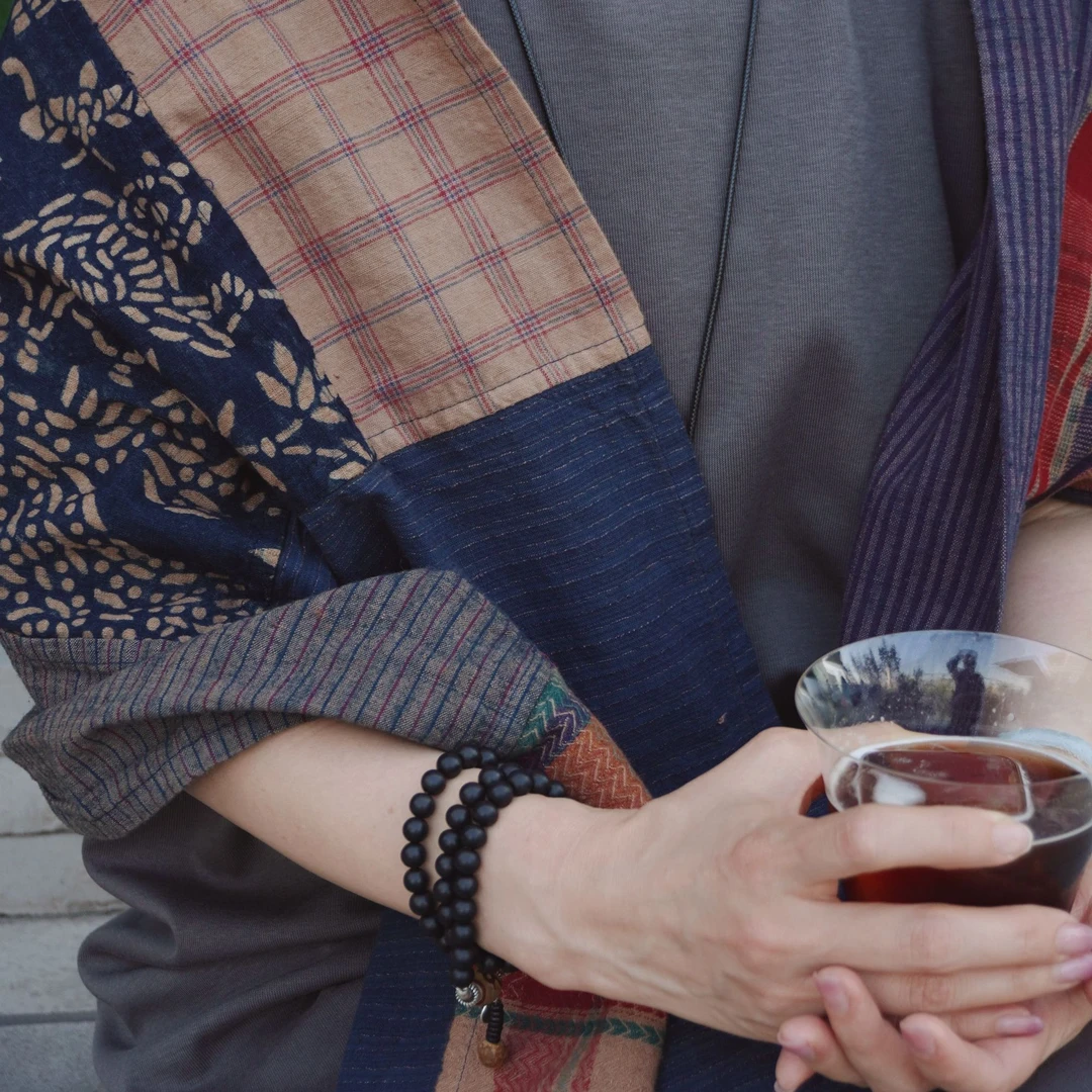 桑在云间  拼布披肩