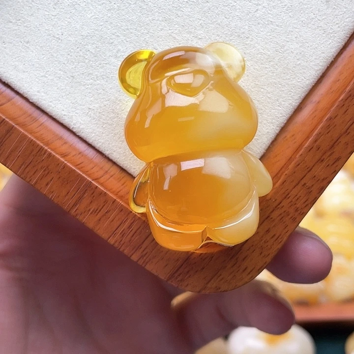 琥珀裸石未镶嵌蜜蜡