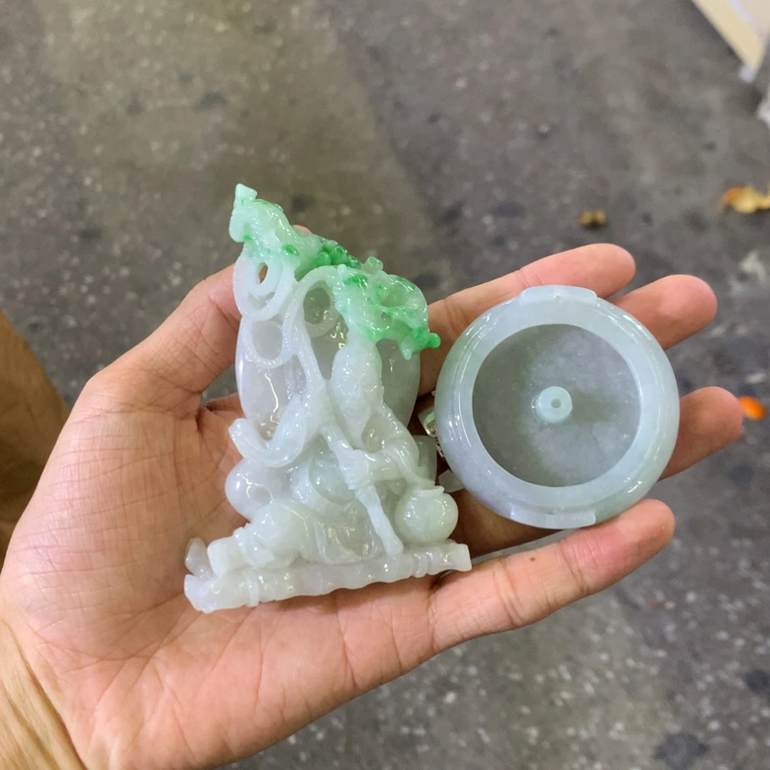 未镶嵌摆件翡翠程*