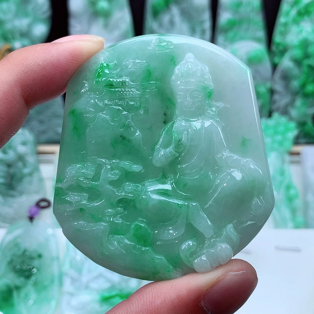 翡翠未镶嵌颈饰翡翠吊坠