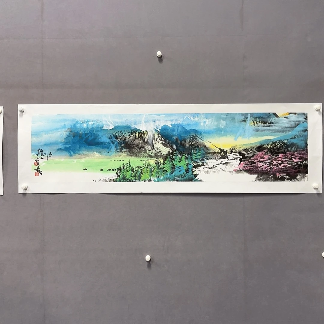国画亲笔手绘放心去藏
