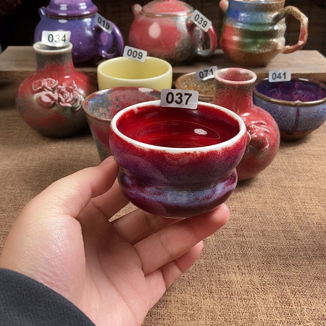 瓷片钧瓷茶壶茶具