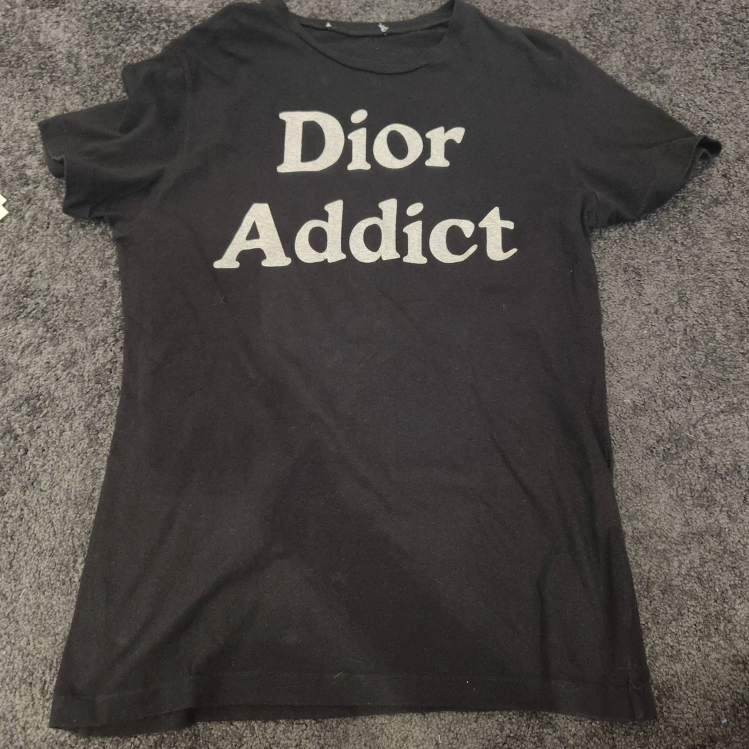 未使用 DIOR/迪奥 Addict字母短袖T恤 S码
