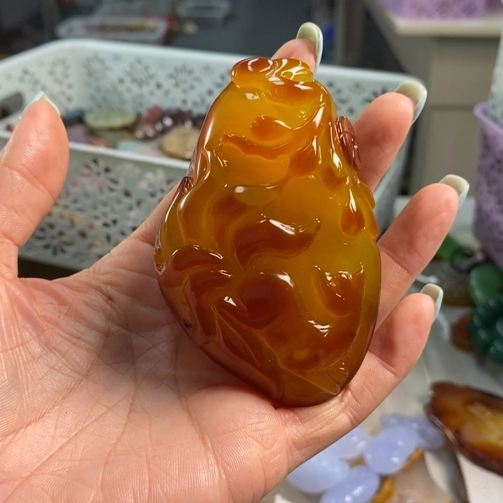 玛瑙/玉髓吊坠(不含链)未镶嵌