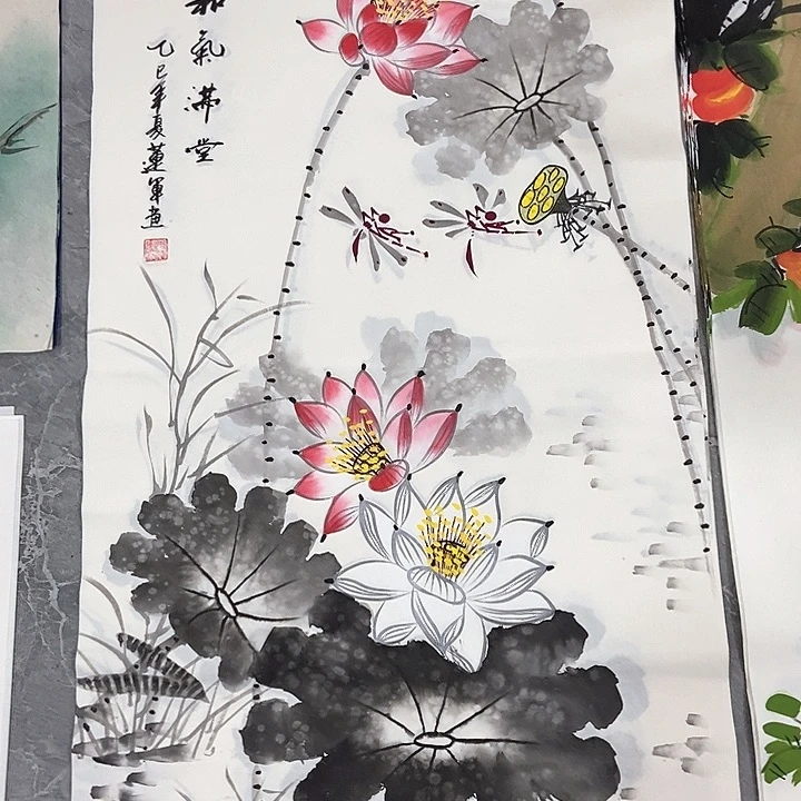 小周画廊的直播间