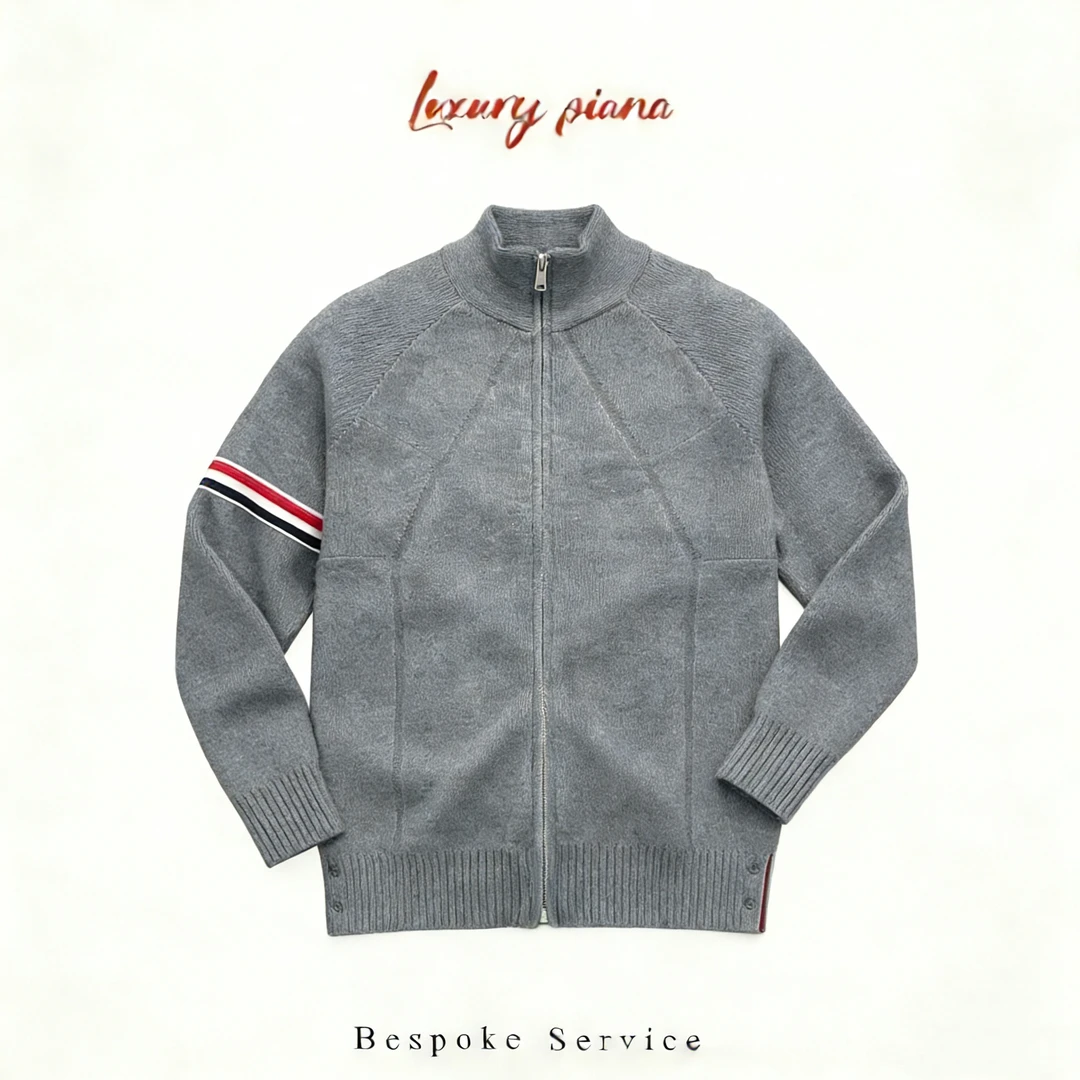 【8号链接针织毛衣】78175时尚休闲格纹宽松衬