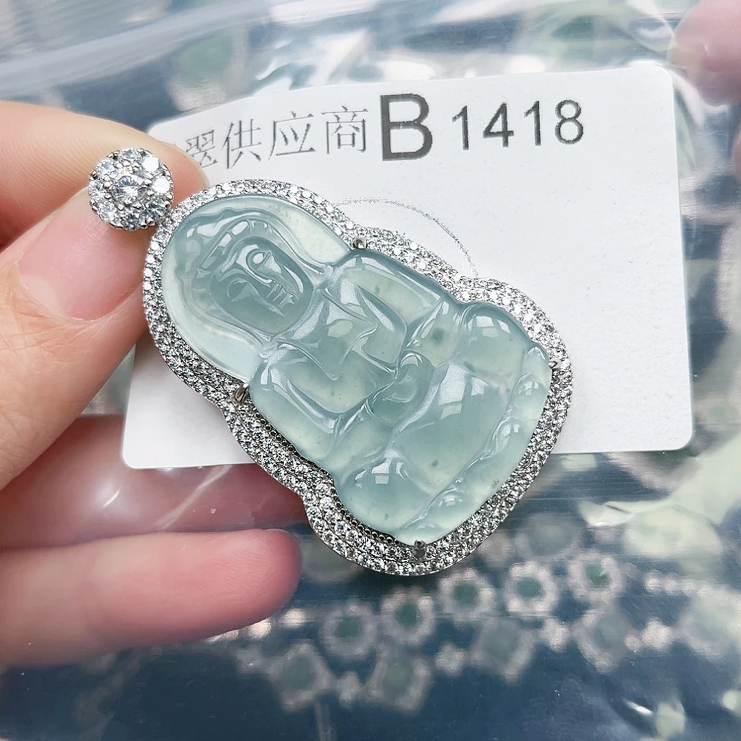 翡翠颈饰未镶嵌翡翠1418