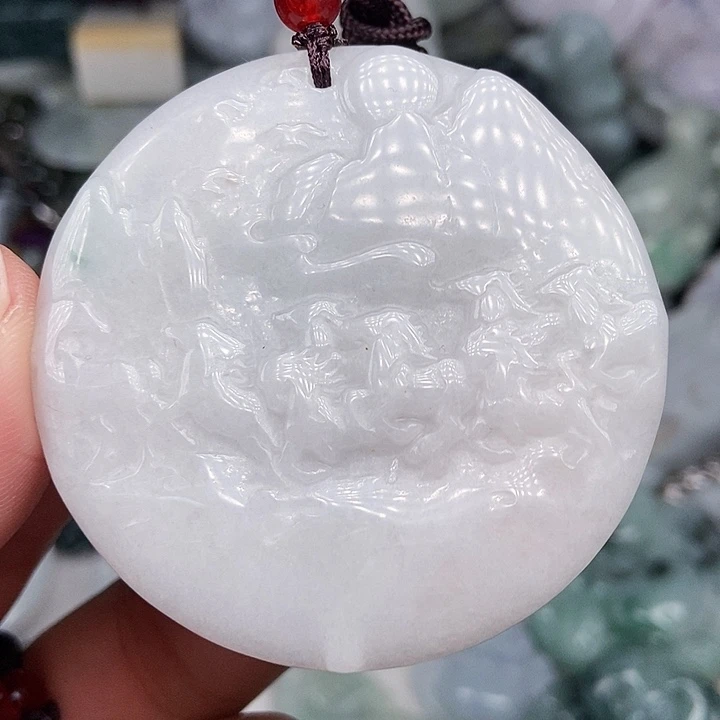 颈饰未镶嵌翡翠翡翠