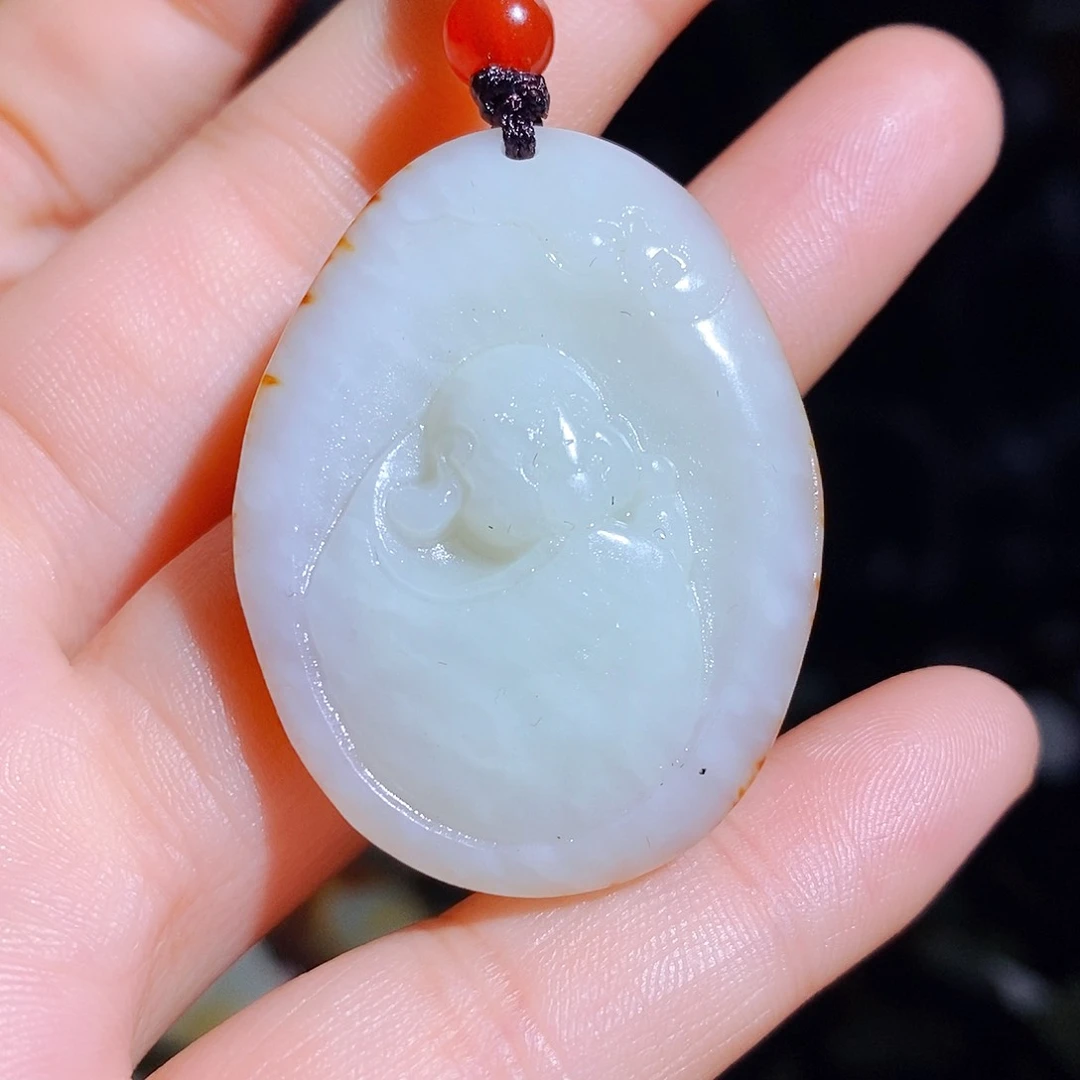 和田玉颈饰未镶嵌