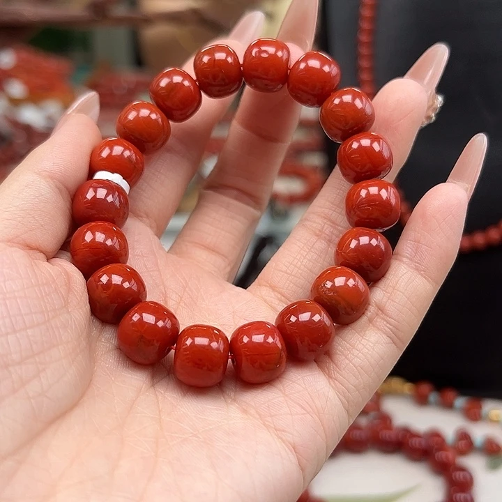 南红玛瑙12mm未镶嵌