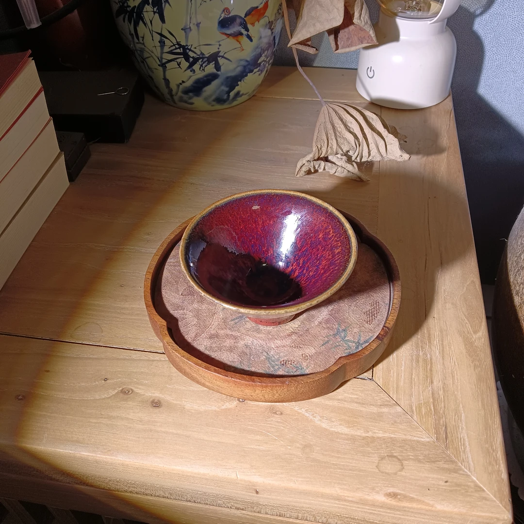 东坡斗笠【河南省技术能手燕俊峰燕字款】钧瓷