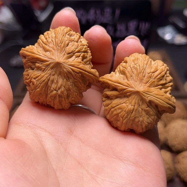 文玩核桃把件40尺磨盘99