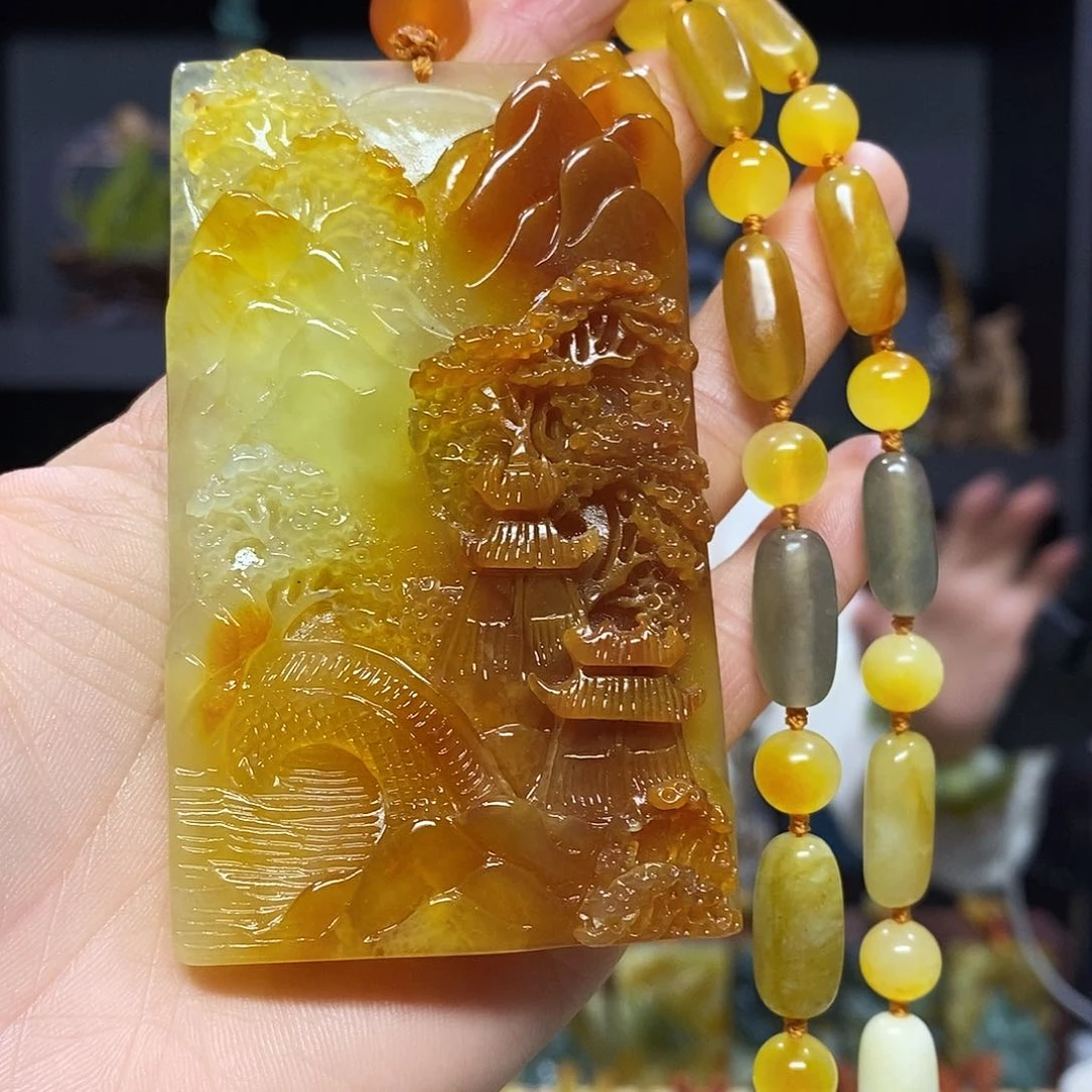 未镶嵌岫玉挂件挂件