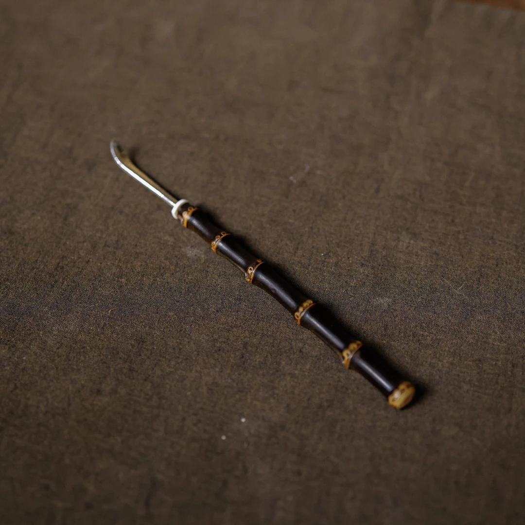 【福器】紫竹鞭锤纹茶拨（古篱S0141）