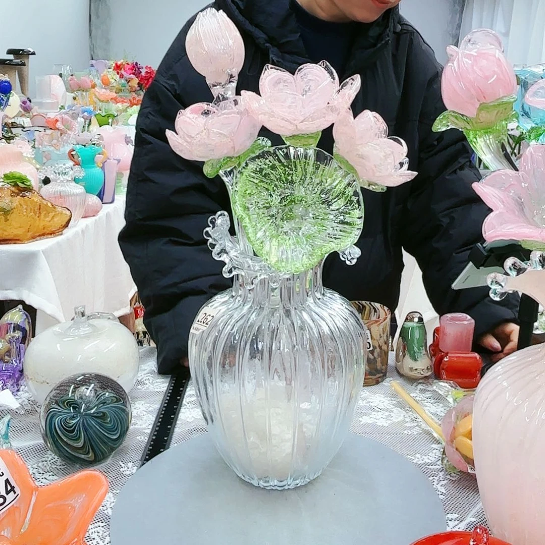 福利不退不换琉璃花瓶艺术品
