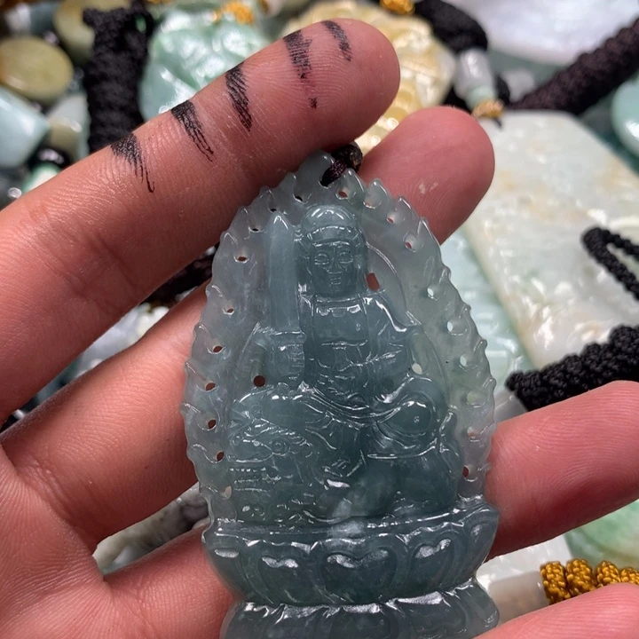 颈饰未镶嵌翡翠保真天然a货翡翠
