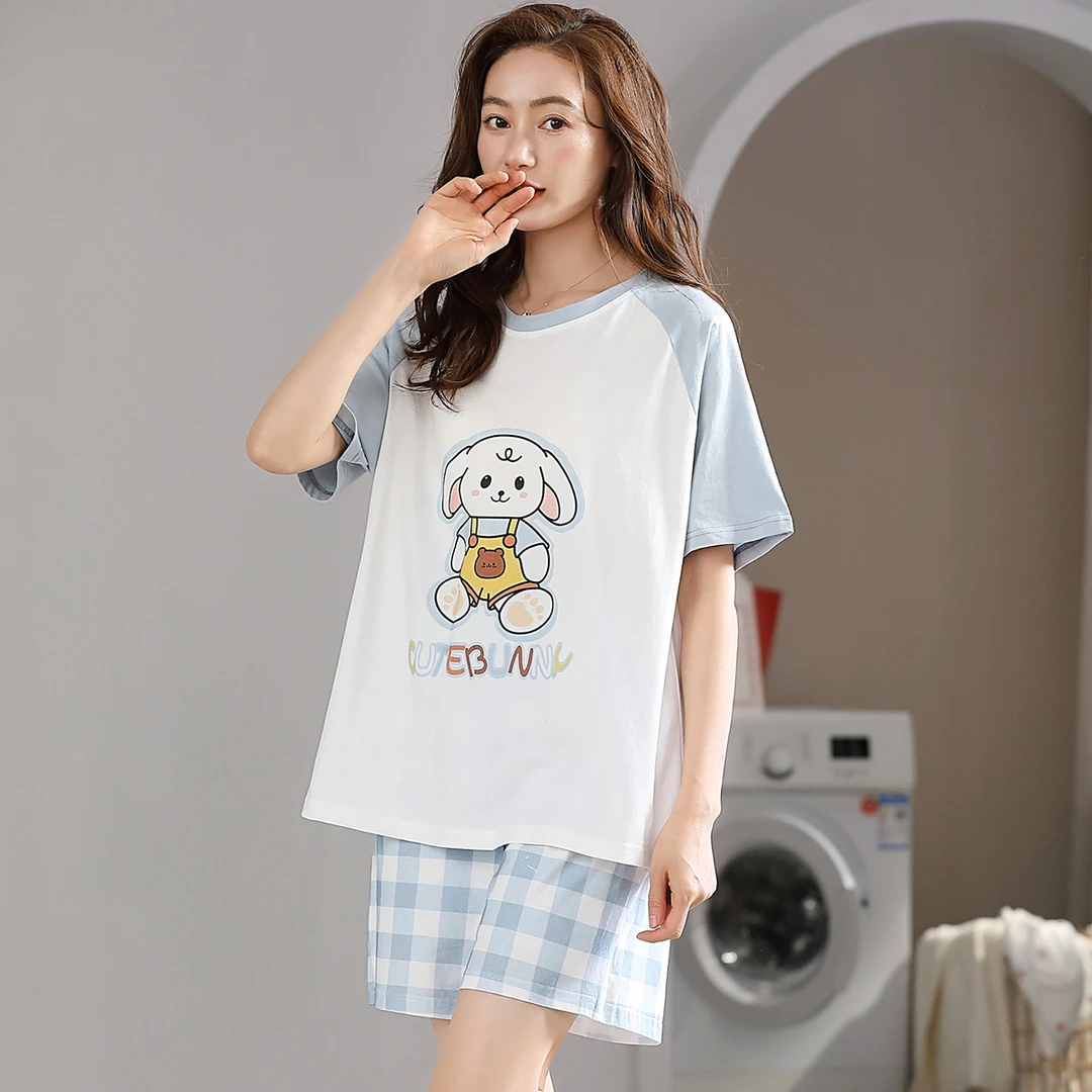 【清仓简约家居服】洁丽雅舒适柔软睡衣卡通家居服