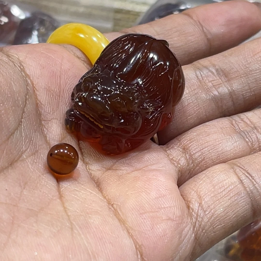 未镶嵌琥珀手链九*貔貅