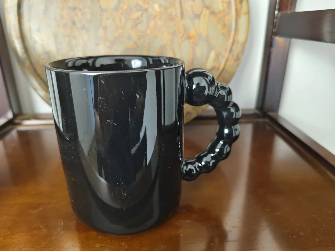 泗滨砭石老虎石时尚咖啡杯300毫升刮疗板