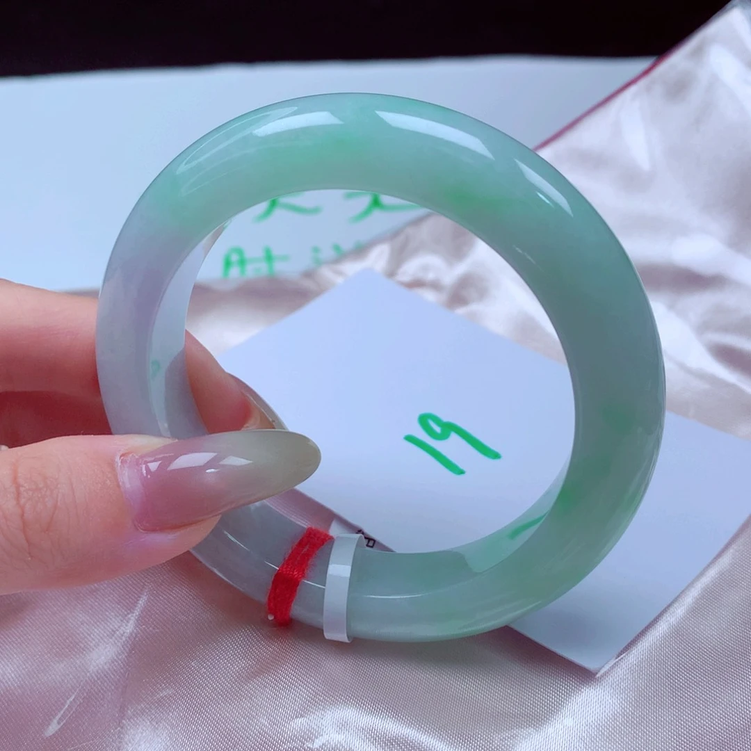 未镶嵌手镯翡翠天然缅甸翡翠A货手镯 19号