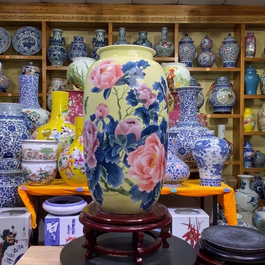 瓶景德镇陶瓷花瓶摆件