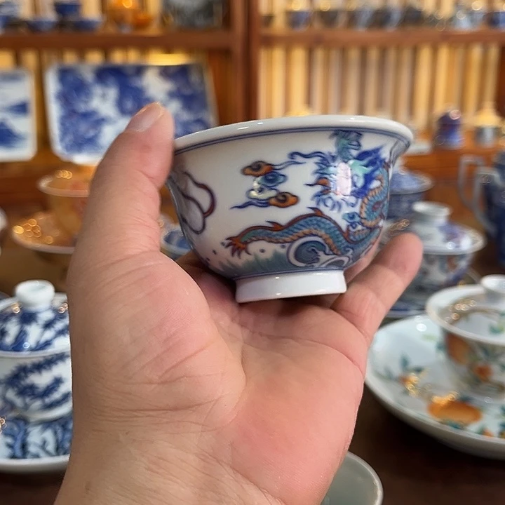 錡镇堂手工手绘杯
