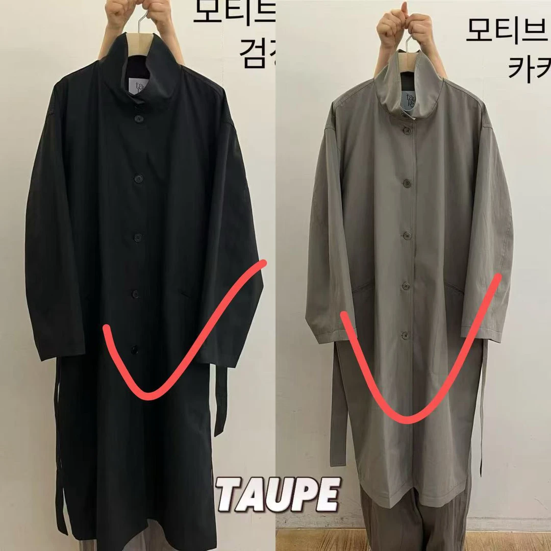 【seven】东大门TAUPE绿色风衣（不退换）
