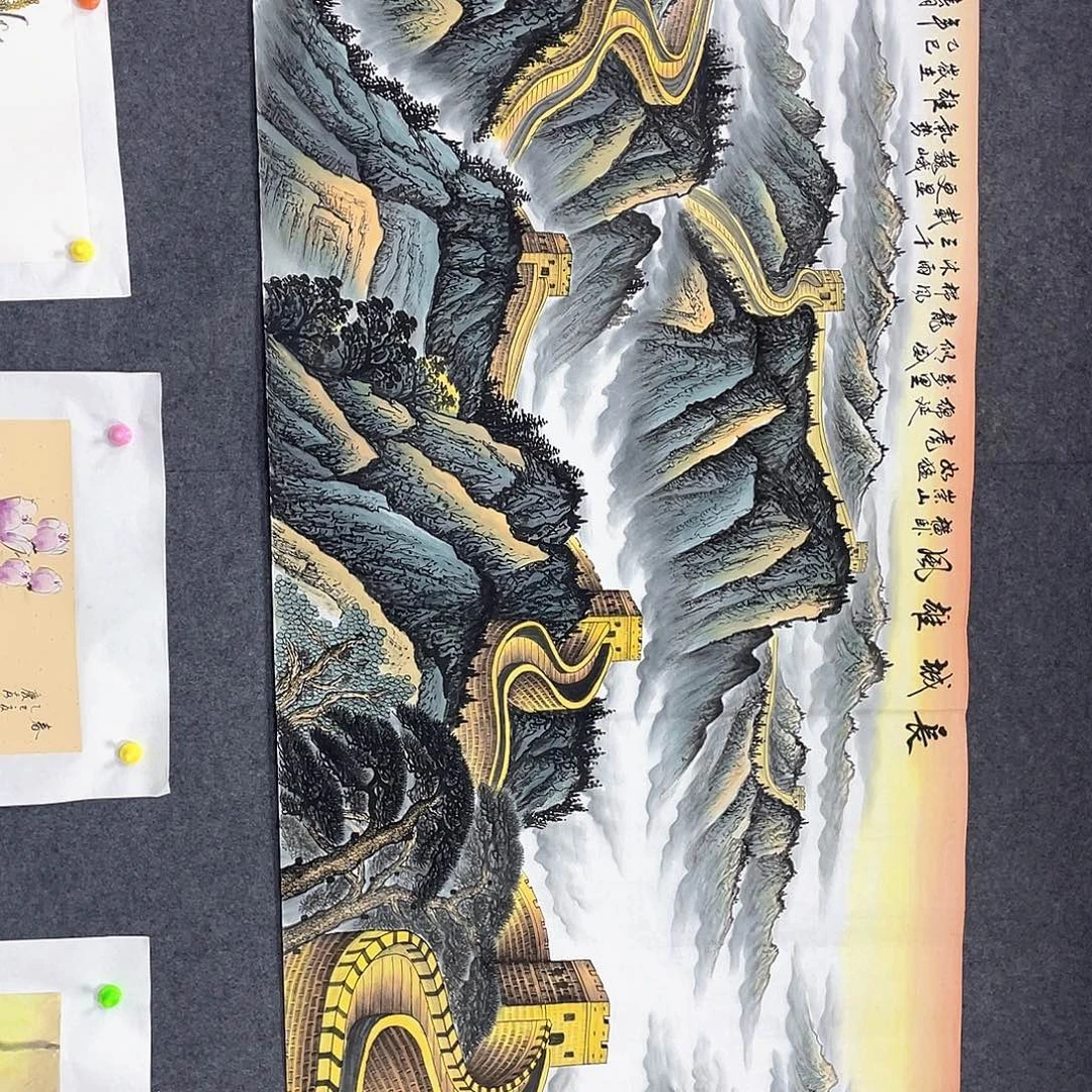 国画作品小姐姐放漏…