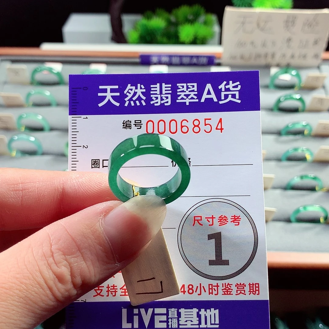 翡翠戒指未镶嵌17号