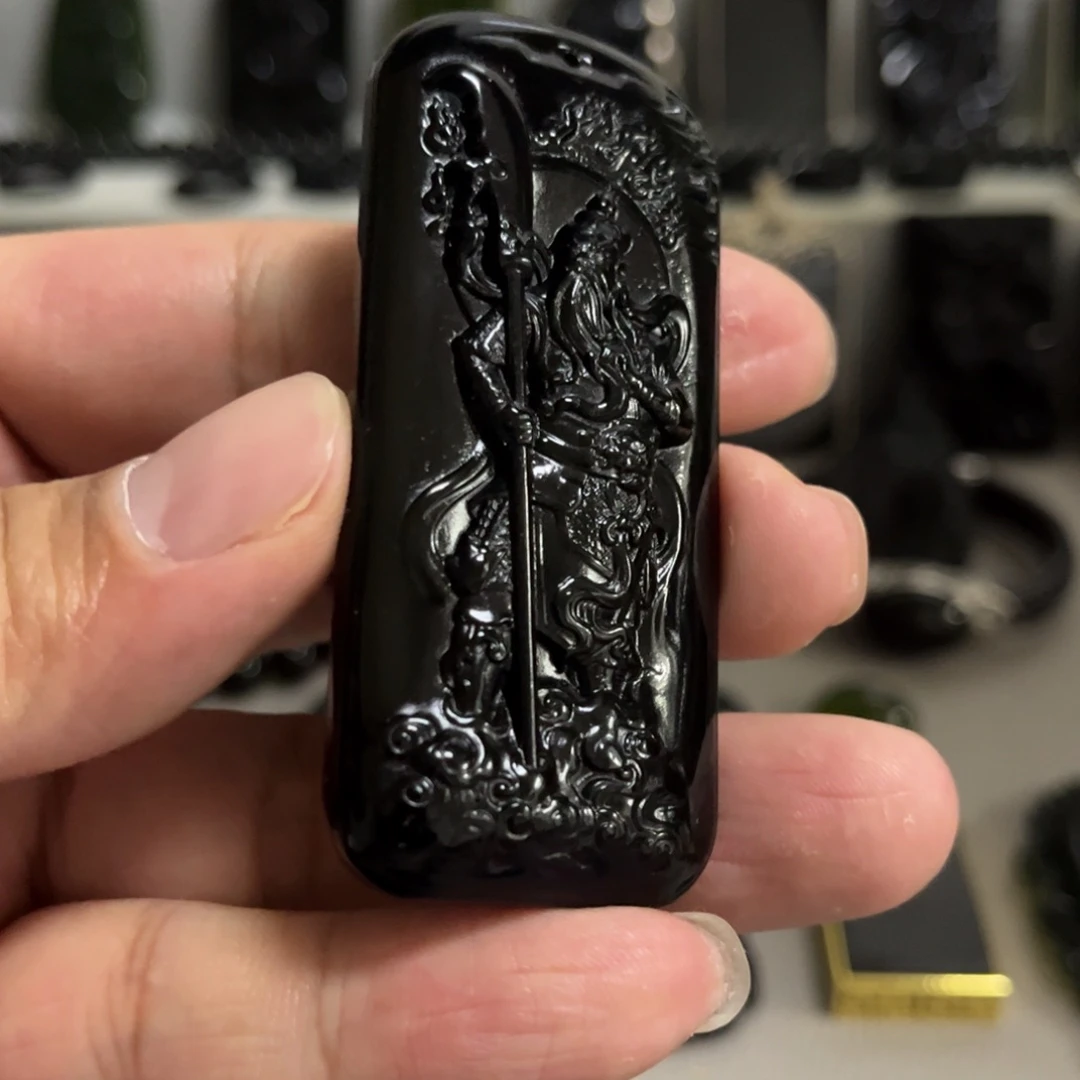 蛇纹石玉颈饰合金初*