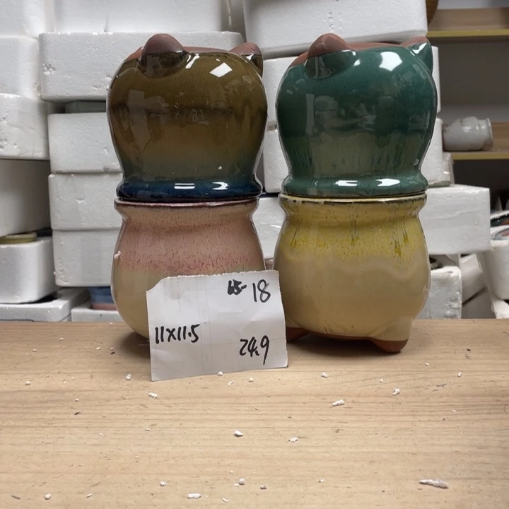 紫砂花盆多肉花盆微瑕18