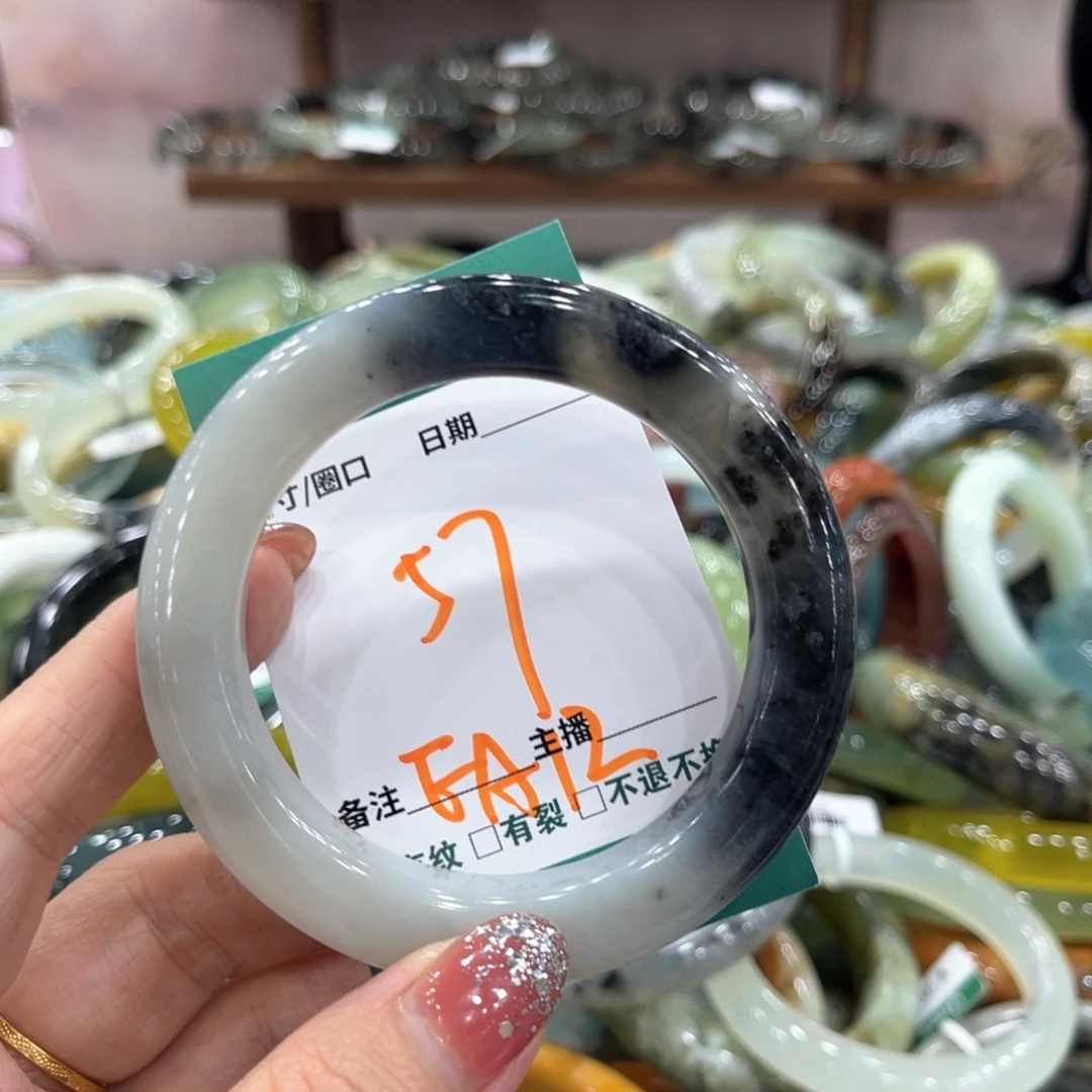 未镶嵌蛇纹石玉手镯手镯
