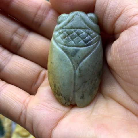 【闪购商品】未镶嵌岫岩河磨玉（透闪石质玉）挂件