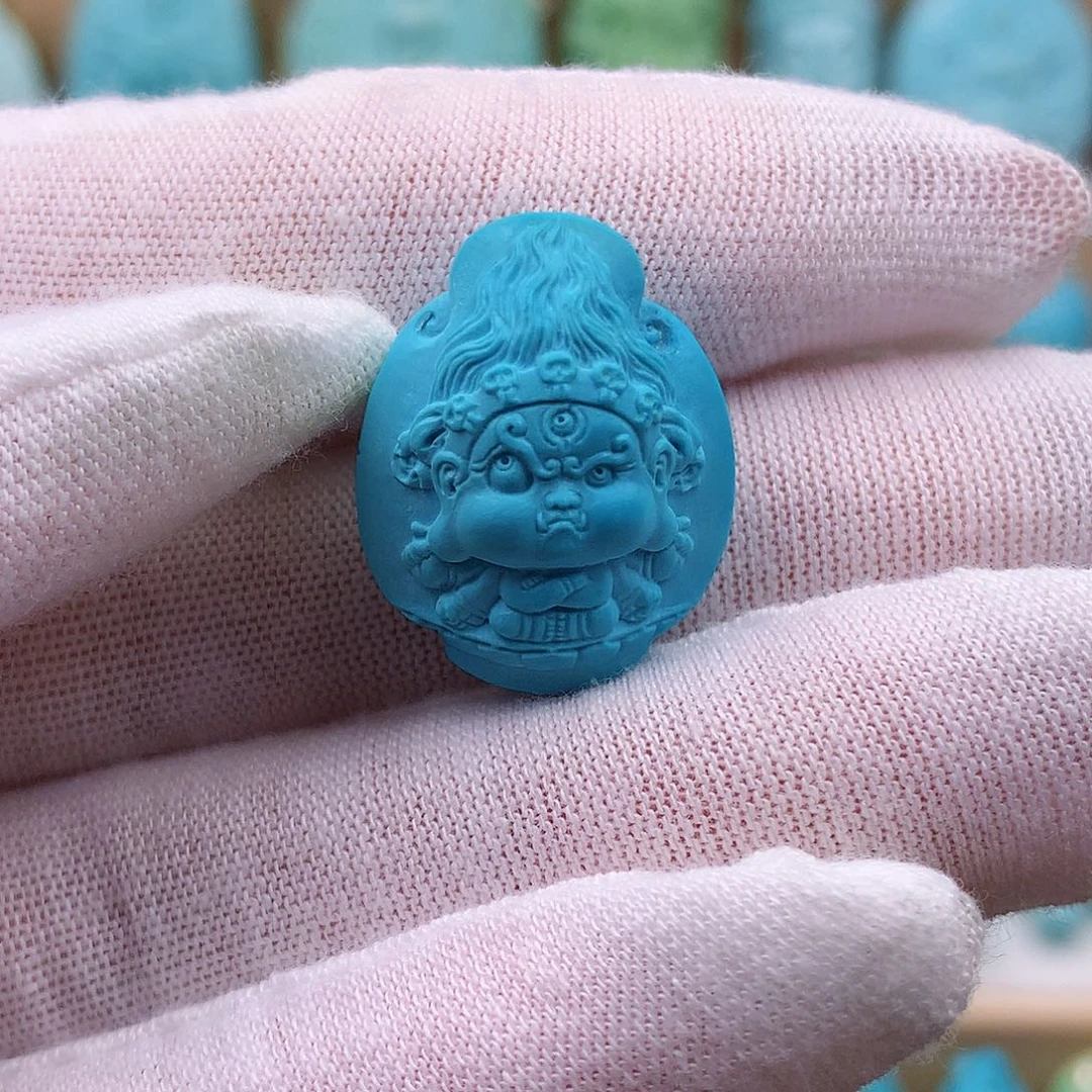 未镶嵌绿松石珠宝奇石