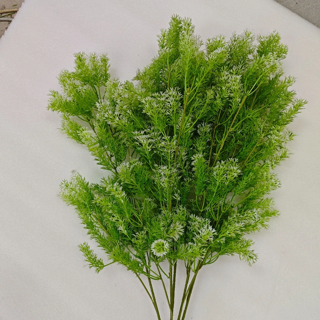 6号链接包邮双色三叉胖松仿真绿植