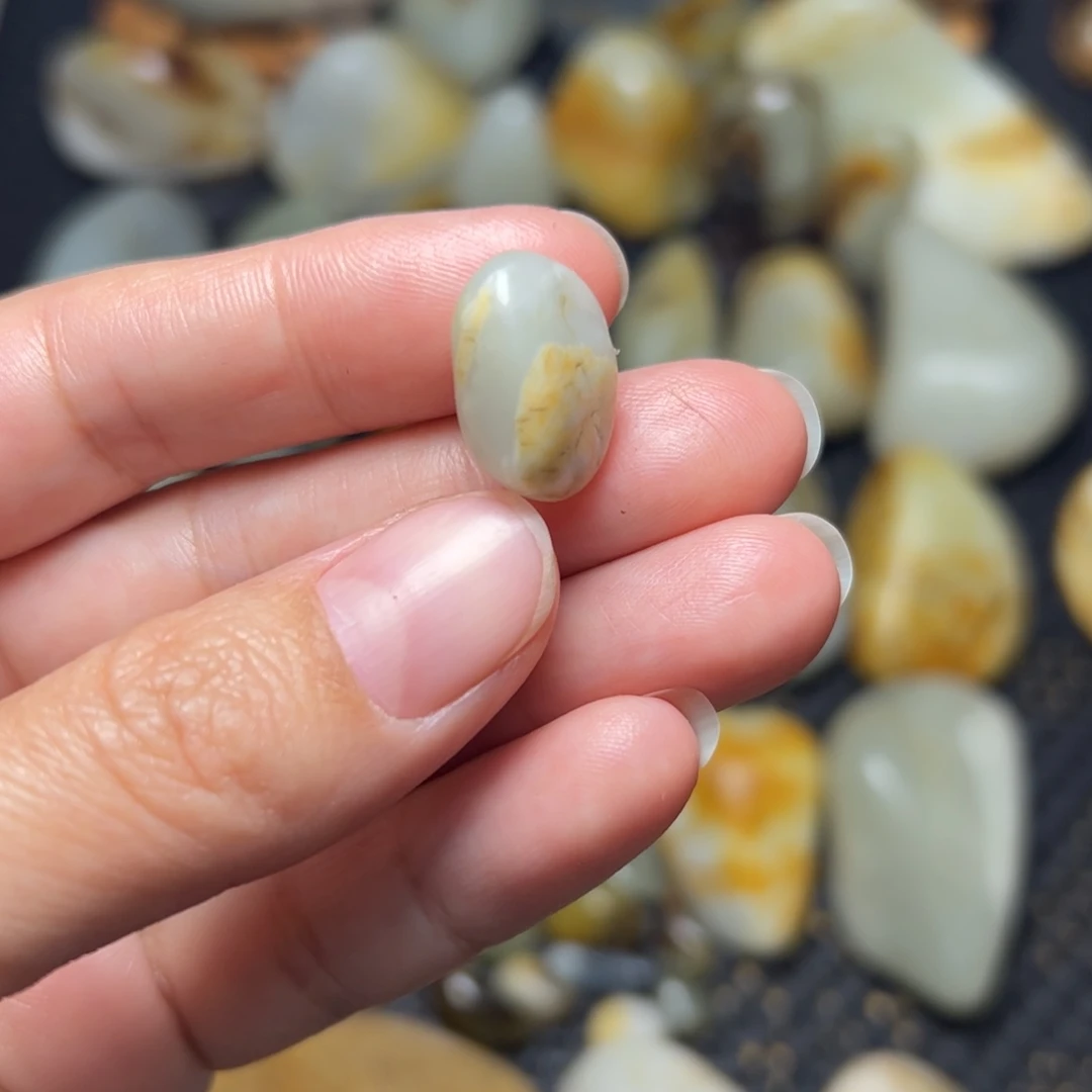 和田玉未镶嵌挂件B33