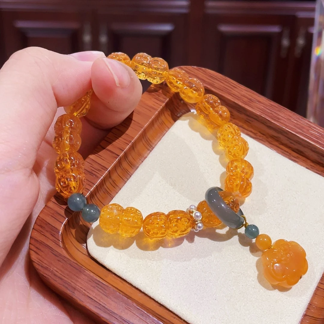 蜜蜡手链未镶嵌手串